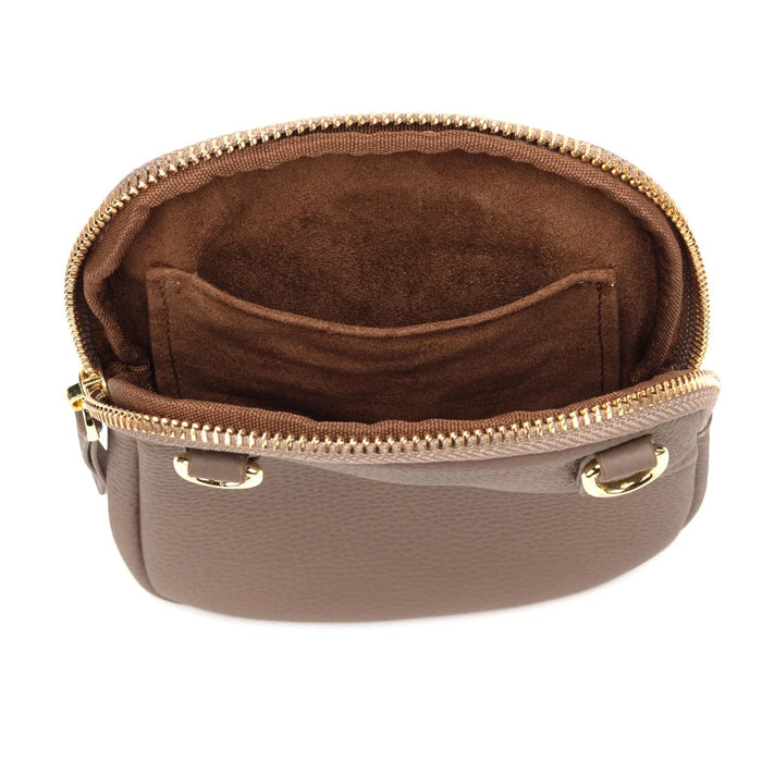 Elie Beaumont Leather Phone Bag - Mink