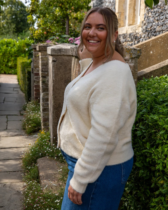 Chalk Liz Cardigan Ivory