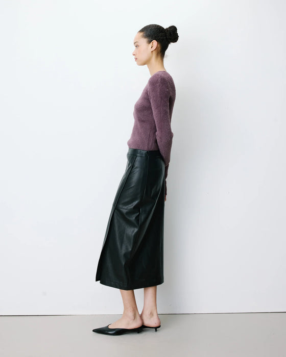Grace & Mila Aenor Faux Leather Skirt