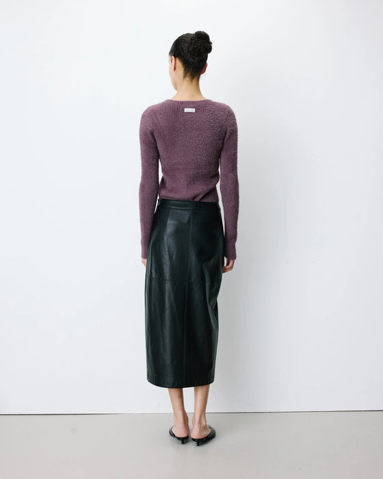 Grace & Mila Aenor Faux Leather Skirt