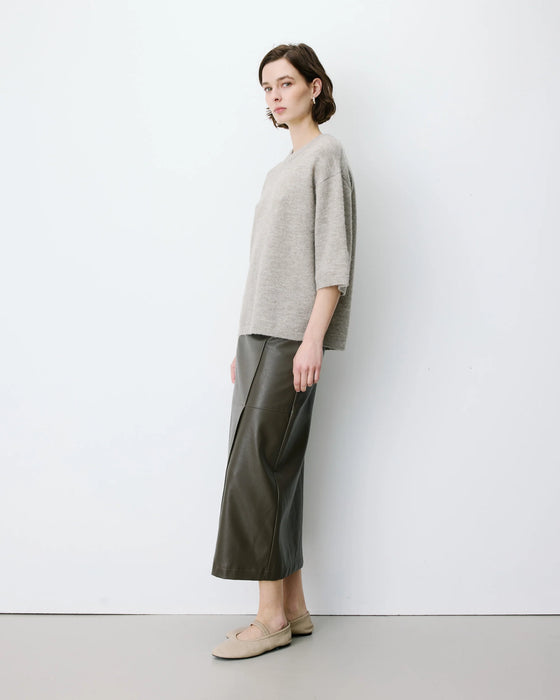 Grace & Mila 3/4 Sleeve Crew Neck Sweater