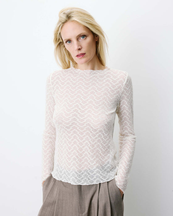 Grace & Mila Long Sleeve Lace Top