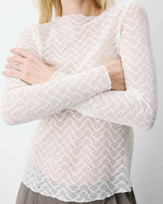 Grace & Mila Long Sleeve Lace Top