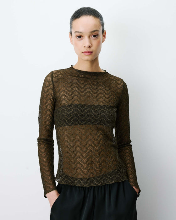 Grace & Mila Long Sleeve Lace Top