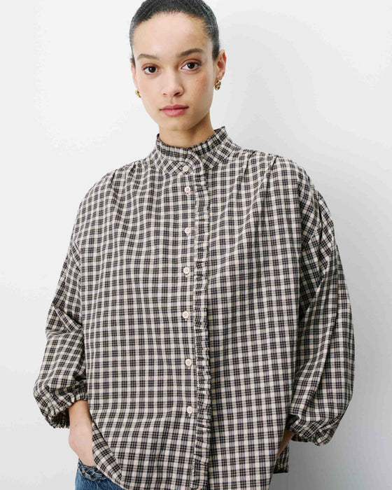 Grace & Mila Checked Blouse