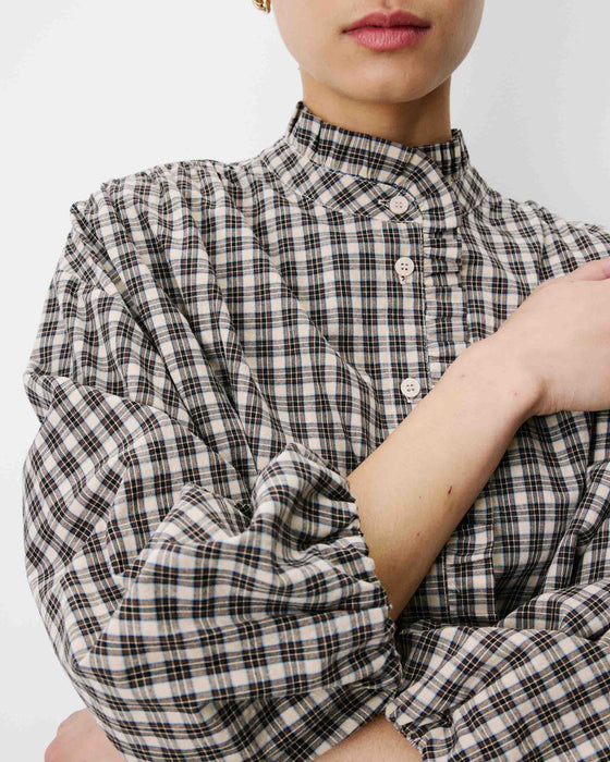 Grace & Mila Checked Blouse