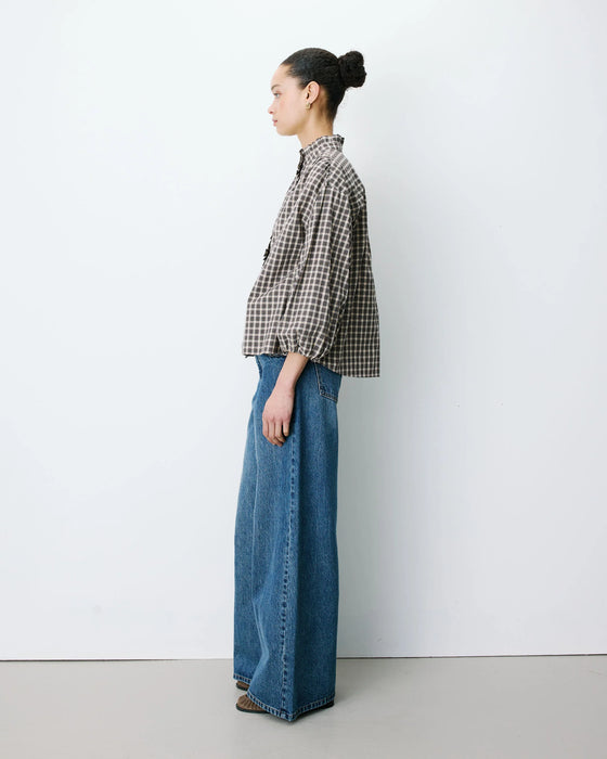 Grace & Mila Checked Blouse