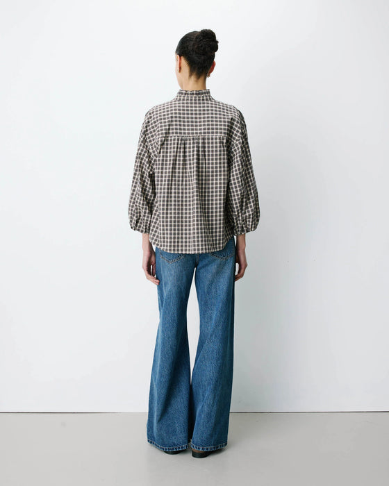 Grace & Mila Checked Blouse