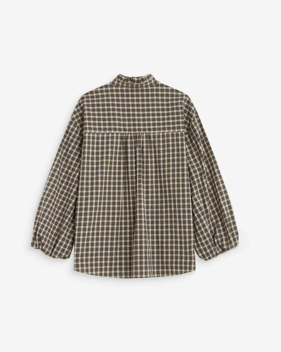 Grace & Mila Checked Blouse