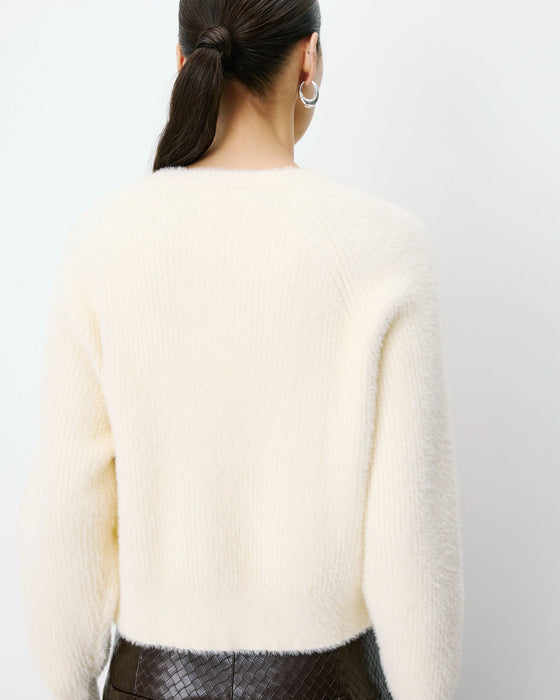 Grace & Mila Buttoned Crew Neck Cardigan