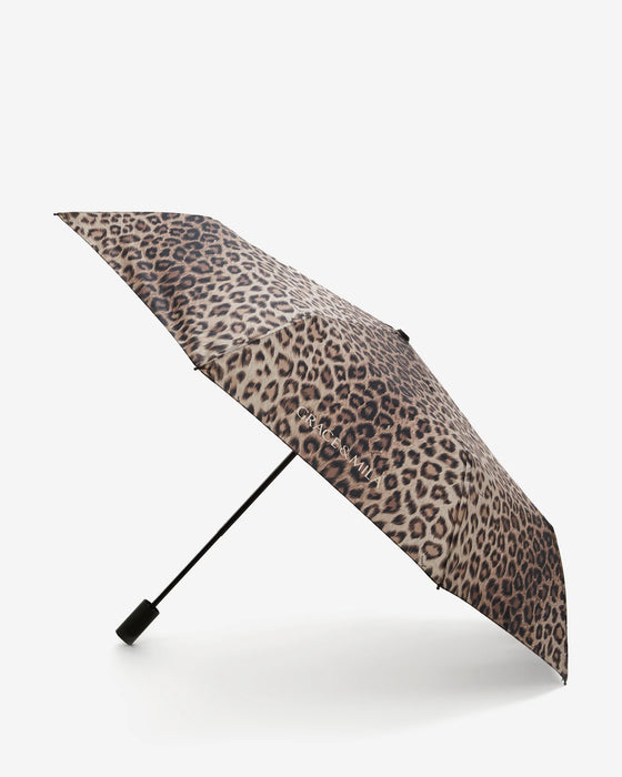 Grace & Mila Leopard Umbrella