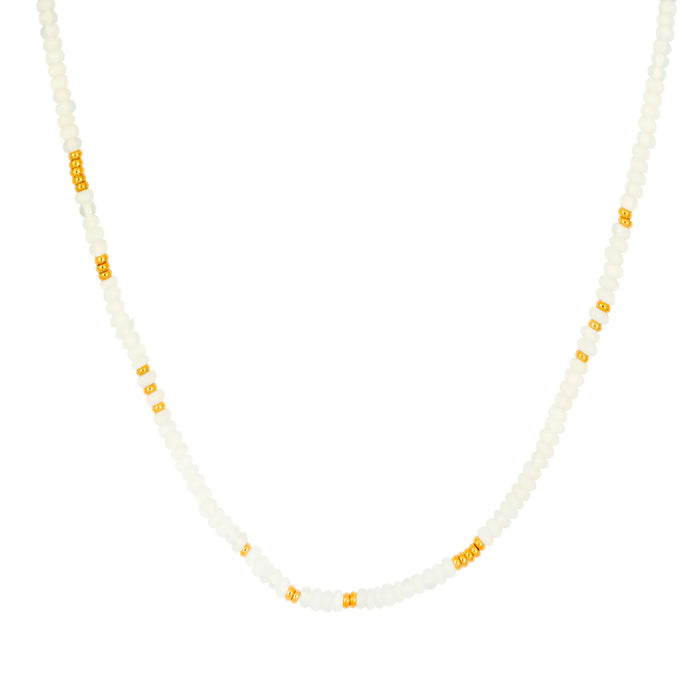 Moonstone Beaded Necklace