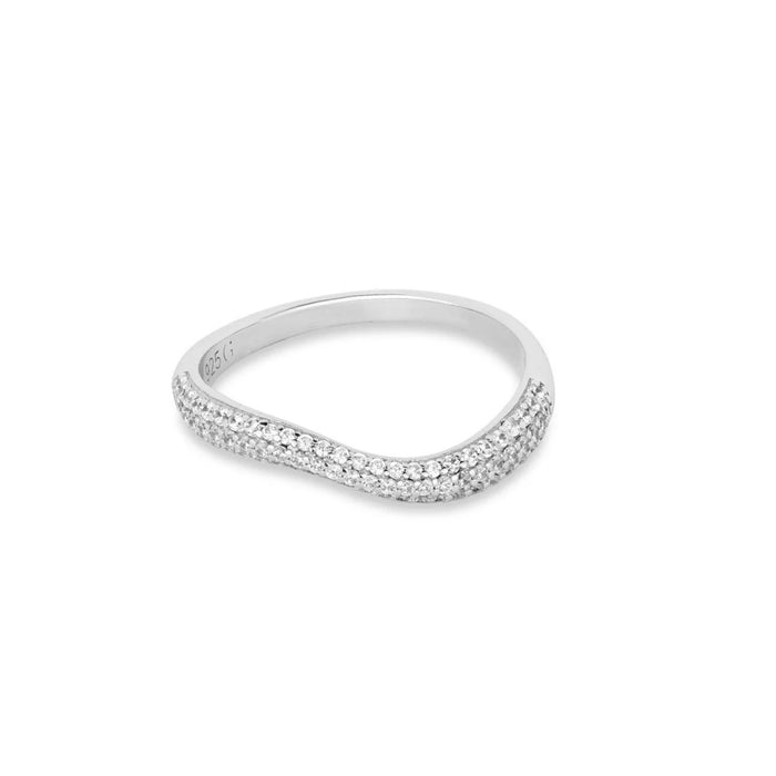 Crystal Wave Ring