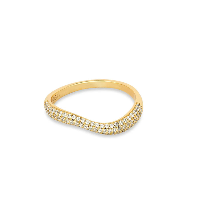 Crystal Wave Ring