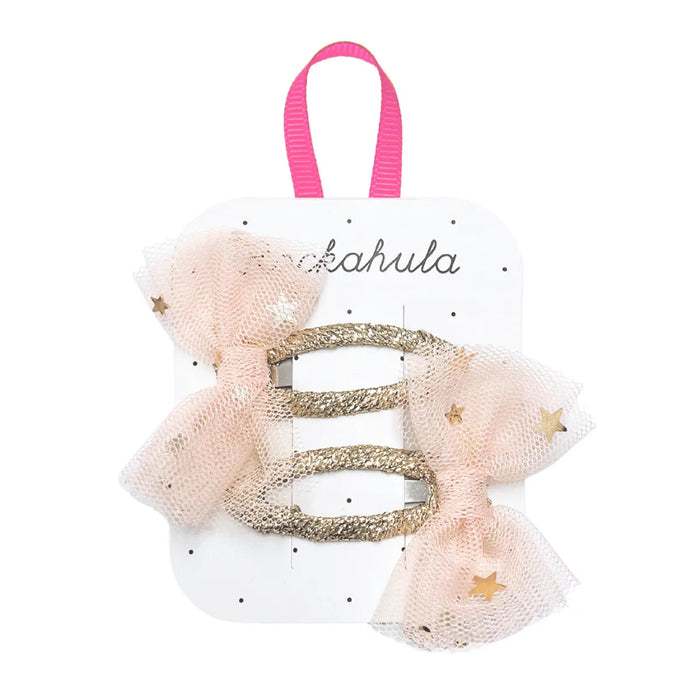 Tulle Bow Clips