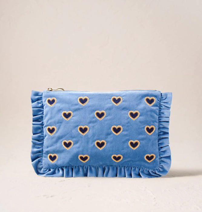 Love Hearts Frill Pouch