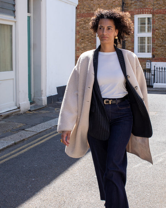 Chalk Maggie Cream Coat