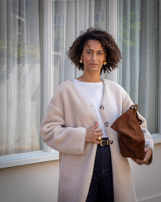 Chalk Maggie Cream Coat