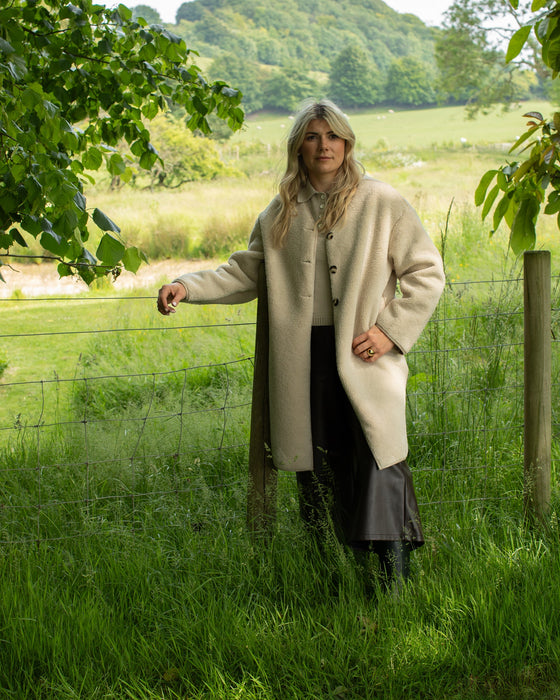 Chalk Maggie Cream Coat