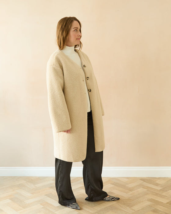 Chalk Maggie Cream Coat