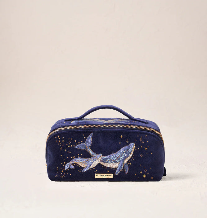 Mystical Whale Open Flat Makeup Bag