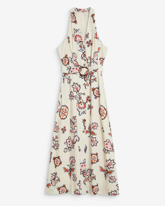 Grace & Mila Midi V-Neck Wink Dress