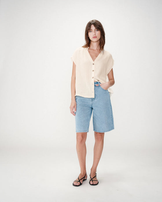 Grace & Mila Short Sleeve Wesra Shirt