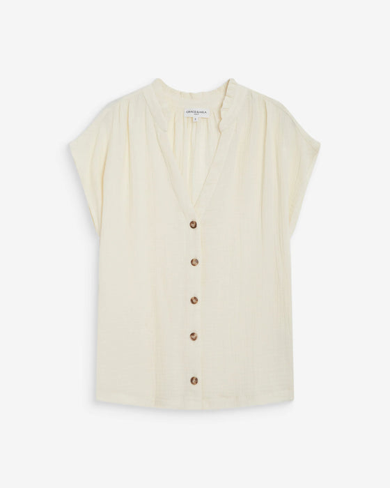 Grace & Mila Short Sleeve Wesra Shirt