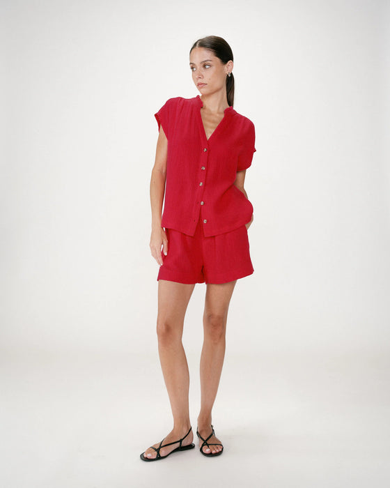 Grace & Mila Short Sleeve Wesra Shirt