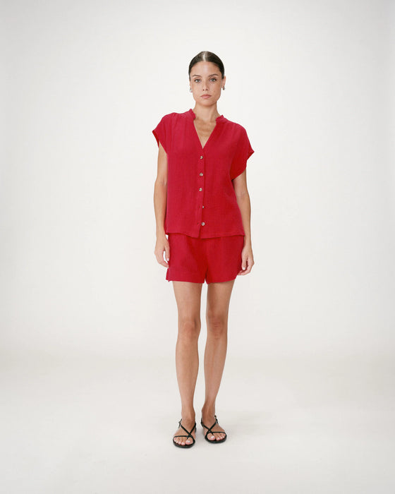 Grace & Mila Short Sleeve Wesra Shirt