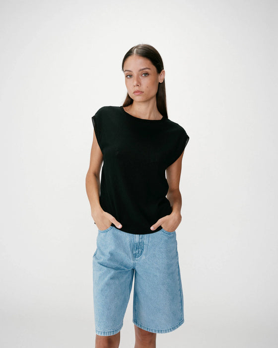 Grace & Mila Wallace Cotton Blend Top