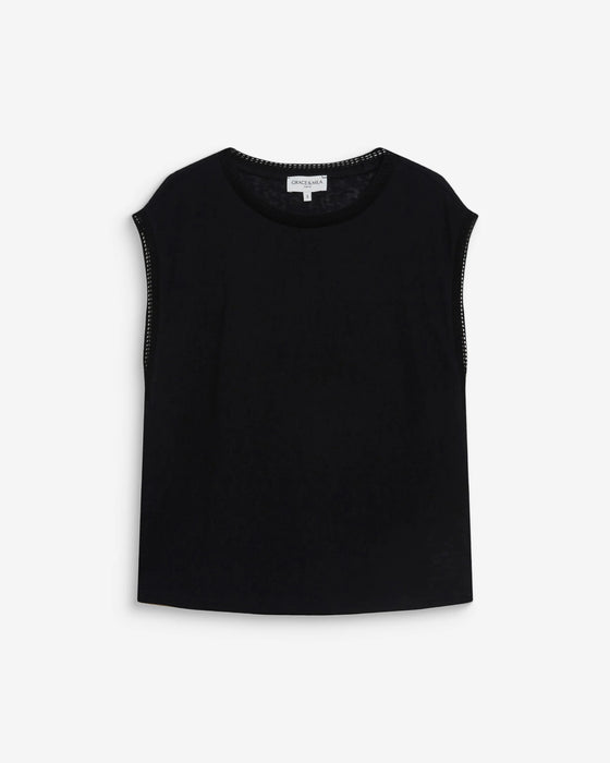 Grace & Mila Wallace Cotton Blend Top