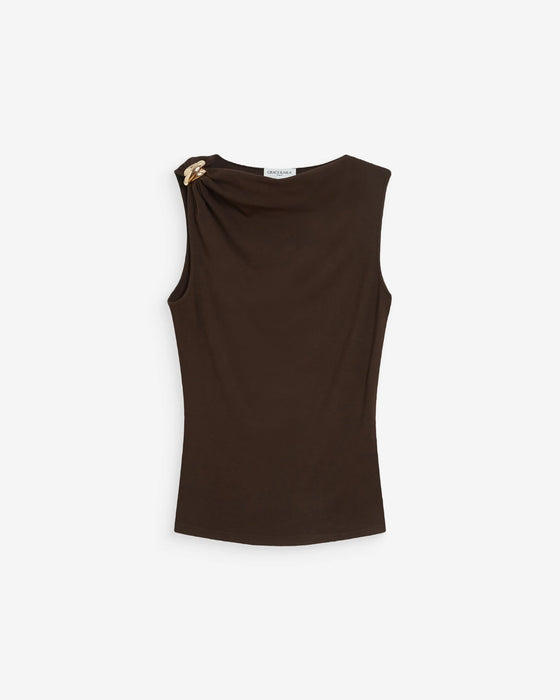 Grace & Mila Wagner Fitted Sleeveless Top