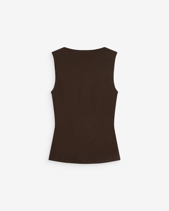 Grace & Mila Wagner Fitted Sleeveless Top