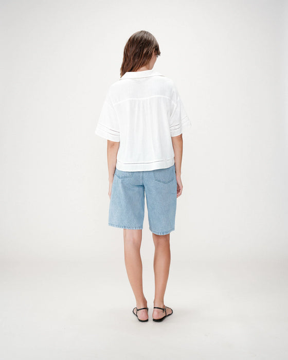 Grace & Mila Winka Short Sleeve Linen Shirt