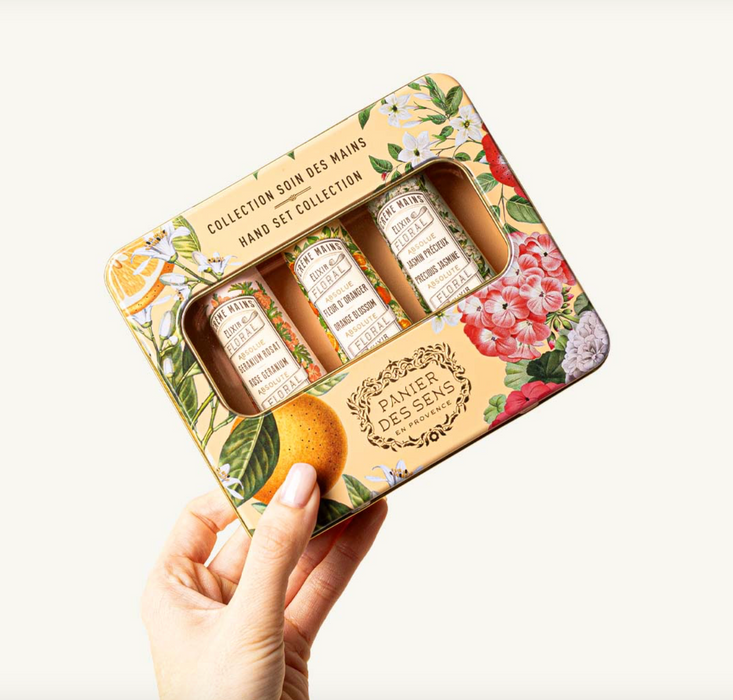 Hand Cream set with fragrance absolutes - Orange Blossom, Geranium and Jasmine (3x30ML)