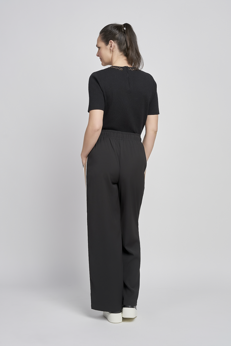 Pinns Wide Leg Trousers with Stripe Detail