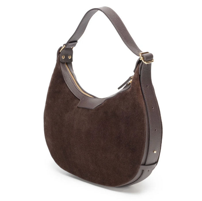 Crescent Suede Bag