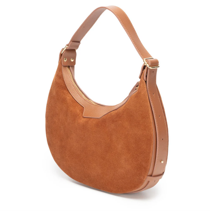 Crescent Suede Bag