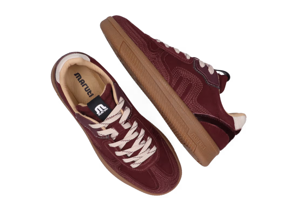Maruti Burgandy Yale Sneakers