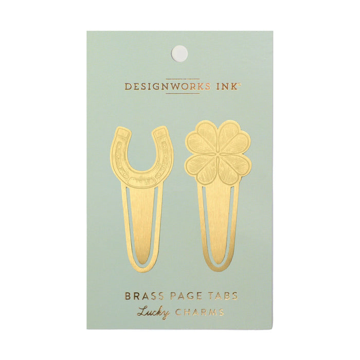 Brass Page Tabs - Lucky Charms