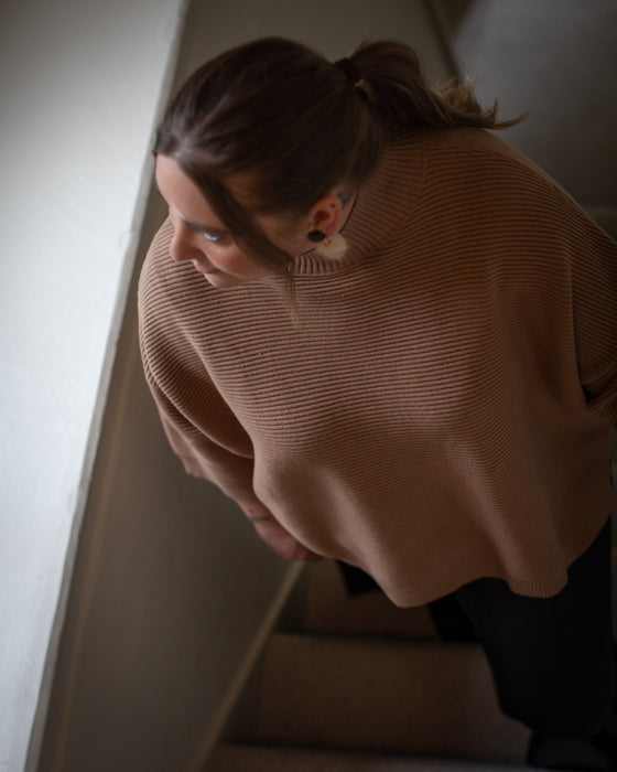 Chalk Vicki Jumper Dark Tan
