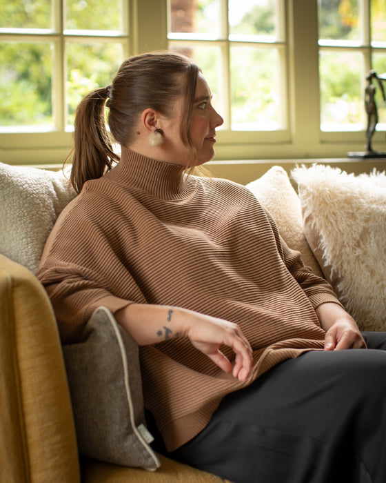 Chalk Vicki Jumper Dark Tan