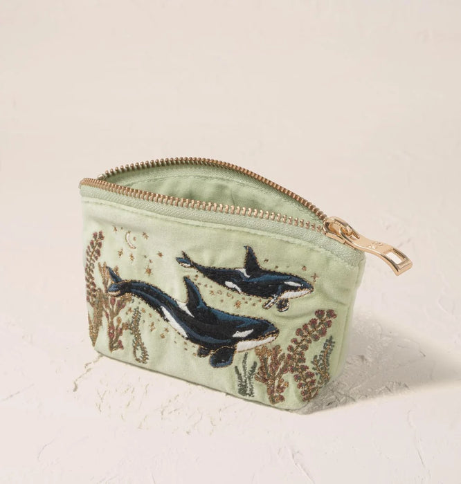 Wild Orcas Coin Purse