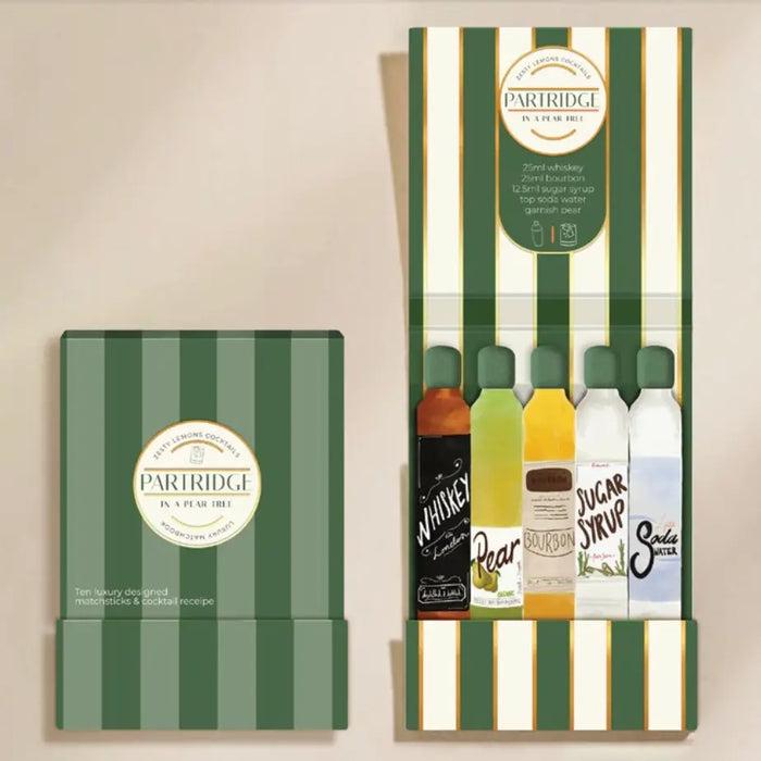 Partridge in A Pear Cocktail Matchbook