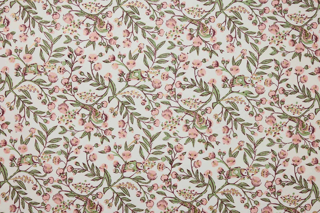 Block Printed Wrapping Paper Sheet
