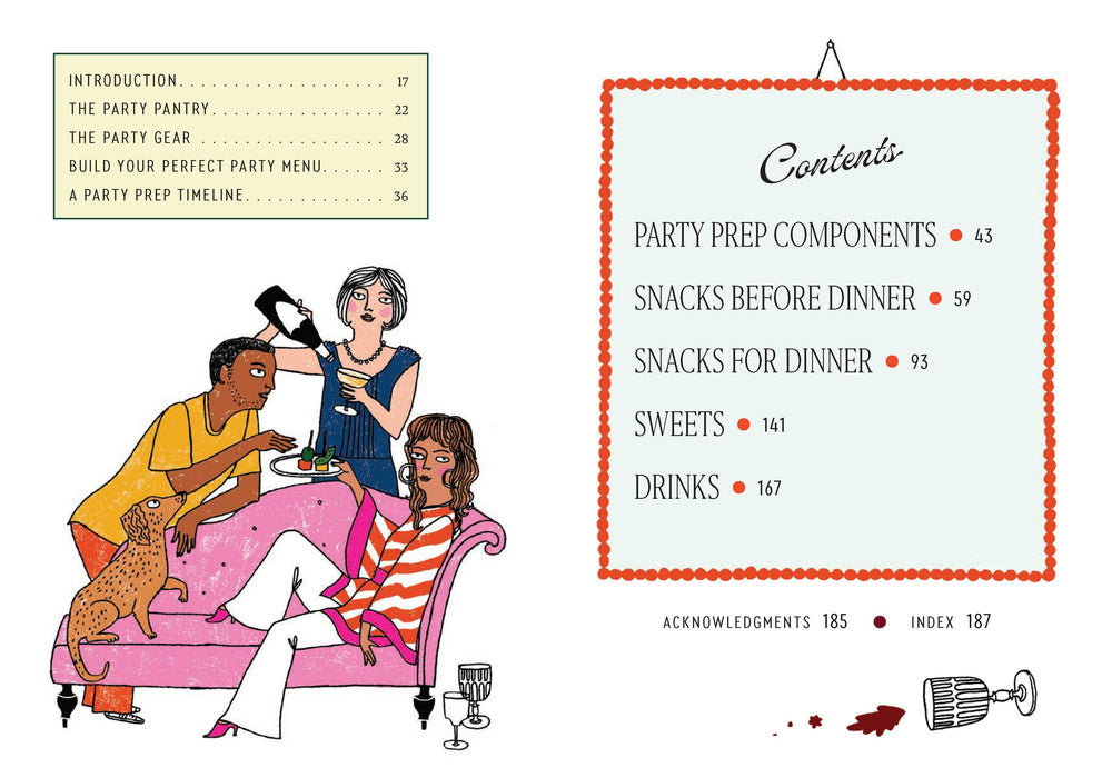 Party Tricks - Easy, Elegant Recipes for Snacking and Hosting (Hardback)