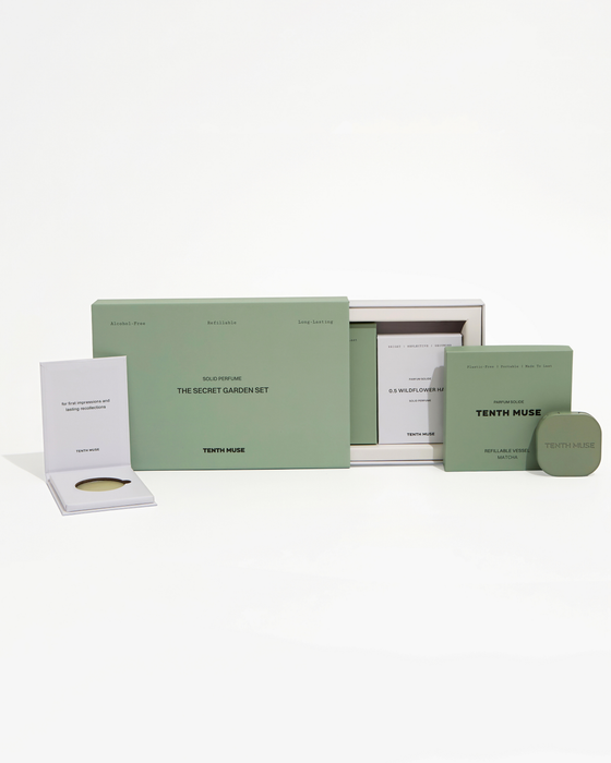 Tenth Muse Solid Perfume Secret Garden Set