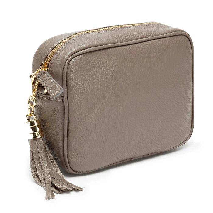 Crossbody Tassel Bag - Grey