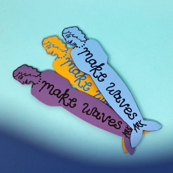 Mer-Woman | Leather Bookmark